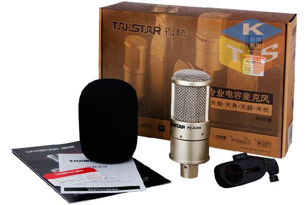 mic thu âm live stream takstar pc k200